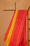 Amber Yellow Kanjivaram Silk Saree