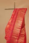 Hot pink Kanjivaram Silk saree