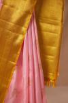 Icy Pink Kanjivaram saree