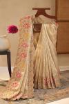 Dutch White Tissue Organza Saree