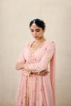 Baby Pink Anarkali Set