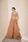 Peach Lehenga Set