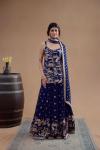 Night Blue Lehenga