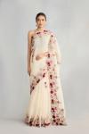 Ivory Organza Saree