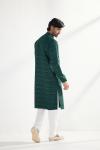 Green Silk Kurta Set