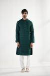 Green Silk Kurta Set