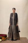 Charcoal Black Lehenga set