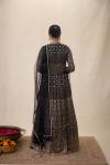 Charcoal Black Lehenga set