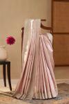 Baby Pink Kanjivaram Tissue Saree