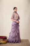 Mauve Lehenga Sharara Set