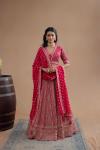 Dark Rose Pink Lehenga