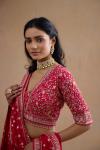 Dark Rose Pink Lehenga