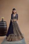 Navy Blue Lehenga