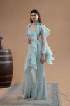 Chill Blue Sharara Set