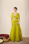 Lime Green Lehenga Set