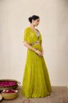 Lime Green Lehenga Set