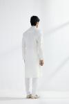 Off-white Cotton Mirror Kurta Set