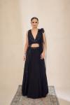 Galaxy Black Lehenga Set