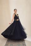 Galaxy Black Lehenga Set