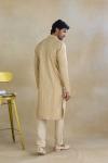 Beige Silk Kurta Set