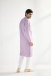 Lavender Chanderi Cotton Kurta Set