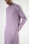 Lavender Chanderi Cotton Kurta Set