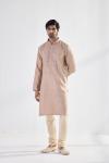 Brown Cotton Kurta Set