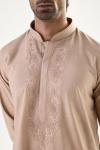 Brown Cotton Kurta Set