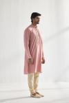 Pink Cotton Kurta Set