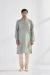 Sage Green Cotton Kurta Set