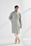 Sage Green Cotton Kurta Set