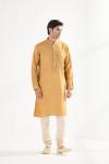 Honey Mustard Cotton Kurta Set