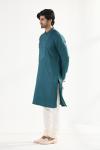 Bottle Green Cotton Kurta Set