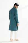 Bottle Green Cotton Kurta Set