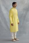 Butter Yellow Cotton Kurta Set