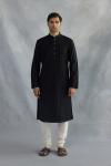 All Black Cotton Kurta Set