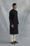 All Black Cotton Kurta Set