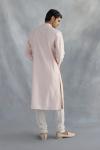 Powder Pink Cotton Kurta Set