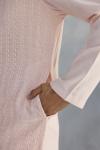 Powder Pink Cotton Kurta Set