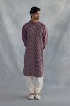 Lilac Cotton Kurta Set