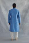 Cobalt Blue Cotton Kurta Set