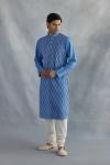 Cobalt Blue Cotton Kurta Set