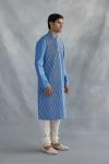 Cobalt Blue Cotton Kurta Set