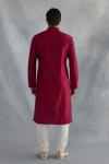 Crimson Red Cotton Kurta Set