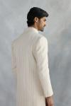 Ivory Silk Jacket Set