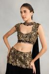 Black Georgette Sharara Set