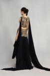 Black Georgette Sharara Set