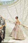 Old Rose Organza Lehenga