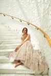 Old Rose Organza Lehenga