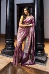 Fig Kanjivaram Silk Saree